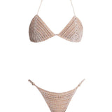 Nash Black Triangle Mid Coverage Bikini Set | Moeva | Bikini Sets | Each week unveils new pieces—luxury swimwear, fluid resort silhouettes, and elevated summer-to-evening essentials designed to carry you from coastal escapes to city nights.