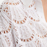 Nayeli White Tie-Front Cotton Shirt Dress | Moeva | Beachwear Dresses | Each week unveils new pieces—luxury swimwear, fluid resort silhouettes, and elevated summer-to-evening essentials designed to carry you from coastal escapes to city nights.