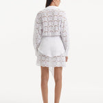 Rüya Büyüktetik - Nayeli White Tie-Front Cotton Shirt Dress | Moeva | Dress | Each week unveils new pieces—luxury swimwear, fluid resort silhouettes, and elevated summer-to-evening essentials designed to carry you from coastal escapes to city nights.