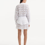 Rüya Büyüktetik - Nayeli White Tie-Front Cotton Shirt Dress | Moeva | Dress | Each week unveils new pieces—luxury swimwear, fluid resort silhouettes, and elevated summer-to-evening essentials designed to carry you from coastal escapes to city nights.