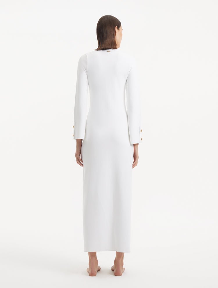 Nira White Dress -RTW Dresses Moeva