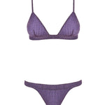 North Lilac Triangle Mid Coverage Knitted Bikini Set | Moeva | Bikini Set | Each week unveils new pieces—luxury swimwear, fluid resort silhouettes, and elevated summer-to-evening essentials designed to carry you from coastal escapes to city nights.