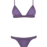 North Lilac Triangle Mid Coverage Knitted Bikini Set | Moeva | Bikini Set | Each week unveils new pieces—luxury swimwear, fluid resort silhouettes, and elevated summer-to-evening essentials designed to carry you from coastal escapes to city nights.