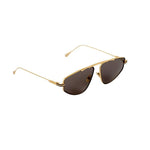 Sting Black Matt Gold Sunglasses | Moeva | Sunglasses | Each week unveils new pieces—luxury swimwear, fluid resort silhouettes, and elevated summer-to-evening essentials designed to carry you from coastal escapes to city nights.