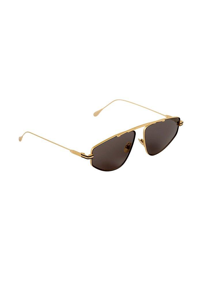 Sting Black Matt Gold Sunglasses | Moeva | Sunglasses | Each week unveils new pieces—luxury swimwear, fluid resort silhouettes, and elevated summer-to-evening essentials designed to carry you from coastal escapes to city nights.