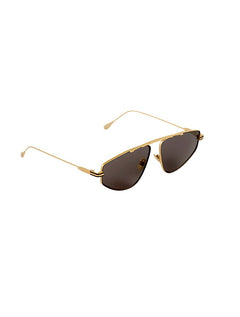 Side View of Sting Black Matt Gold Sunglasses - MOEVA Luxury  Swimwear, Adjustable Nonslip Nose Pads, 100% UV Protection Women's Sunglassess, MOEVA Luxury  Swimwear   