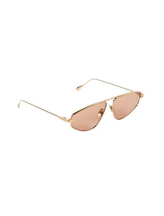 Sting Brown Rose Gold Sunglasses | Moeva | Sunglasses | Each week unveils new pieces—luxury swimwear, fluid resort silhouettes, and elevated summer-to-evening essentials designed to carry you from coastal escapes to city nights.