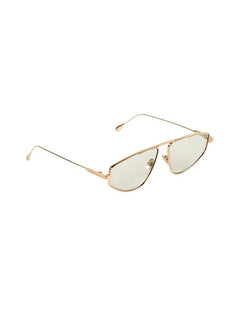Sting Green Rose Gold Sunglasses | Moeva | Sunglasses | Each week unveils new pieces—luxury swimwear, fluid resort silhouettes, and elevated summer-to-evening essentials designed to carry you from coastal escapes to city nights.