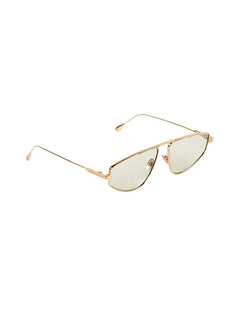 Side View of Sting Green Rose Gold Sunglasses - MOEVA Luxury  Swimwear, Adjustable Nonslip Nose Pads, 100% UV Protection Women's Sunglassess, MOEVA Luxury  Swimwear   