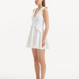 Mia Feliz - Rayan White Dress | Moeva | RTW Dresses | Each week unveils new pieces—luxury swimwear, fluid resort silhouettes, and elevated summer-to-evening essentials designed to carry you from coastal escapes to city nights.