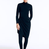 Sahar Black Sculpted Drape Full-Coverage Swim Set | Moeva | Swimsuit | Each week unveils new pieces—luxury swimwear, fluid resort silhouettes, and elevated summer-to-evening essentials designed to carry you from coastal escapes to city nights.