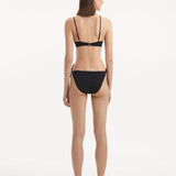 Salila Black Underwired Wave Textured Bikini Top | Moeva | Bikini Top | Each week unveils new pieces—luxury swimwear, fluid resort silhouettes, and elevated summer-to-evening essentials designed to carry you from coastal escapes to city nights.