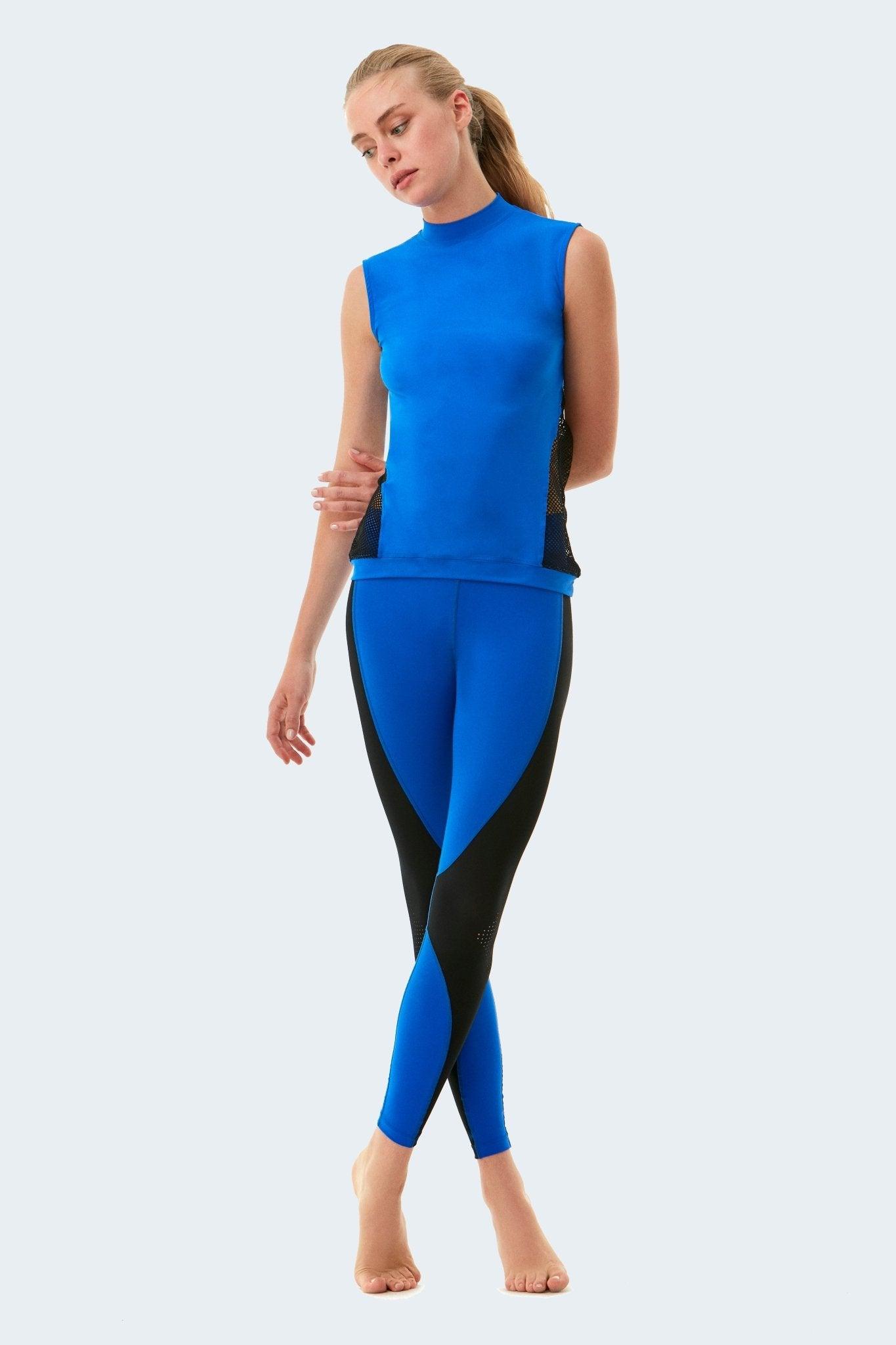 Sienna Blue Top | Moeva | Sports Tops | Each week unveils new pieces—luxury swimwear, fluid resort silhouettes, and elevated summer-to-evening essentials designed to carry you from coastal escapes to city nights.