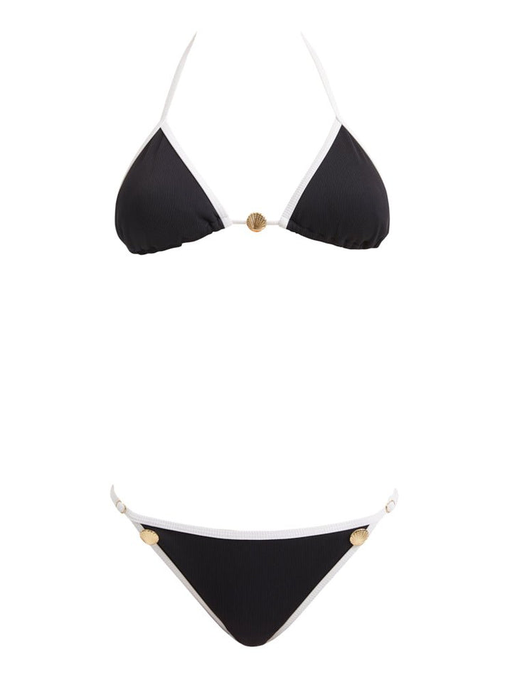 Zarya Black Bikini Set - Moeva