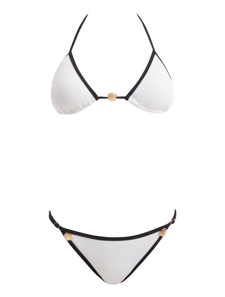 Zarya White Bikini Set - Moeva