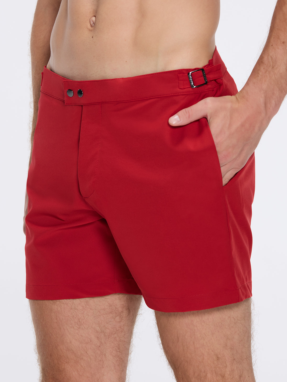 Jack Red Swim Bulldog Swim Shorts | Moeva | Shorts | Each week unveils new pieces—luxury swimwear, fluid resort silhouettes, and elevated summer-to-evening essentials designed to carry you from coastal escapes to city nights.