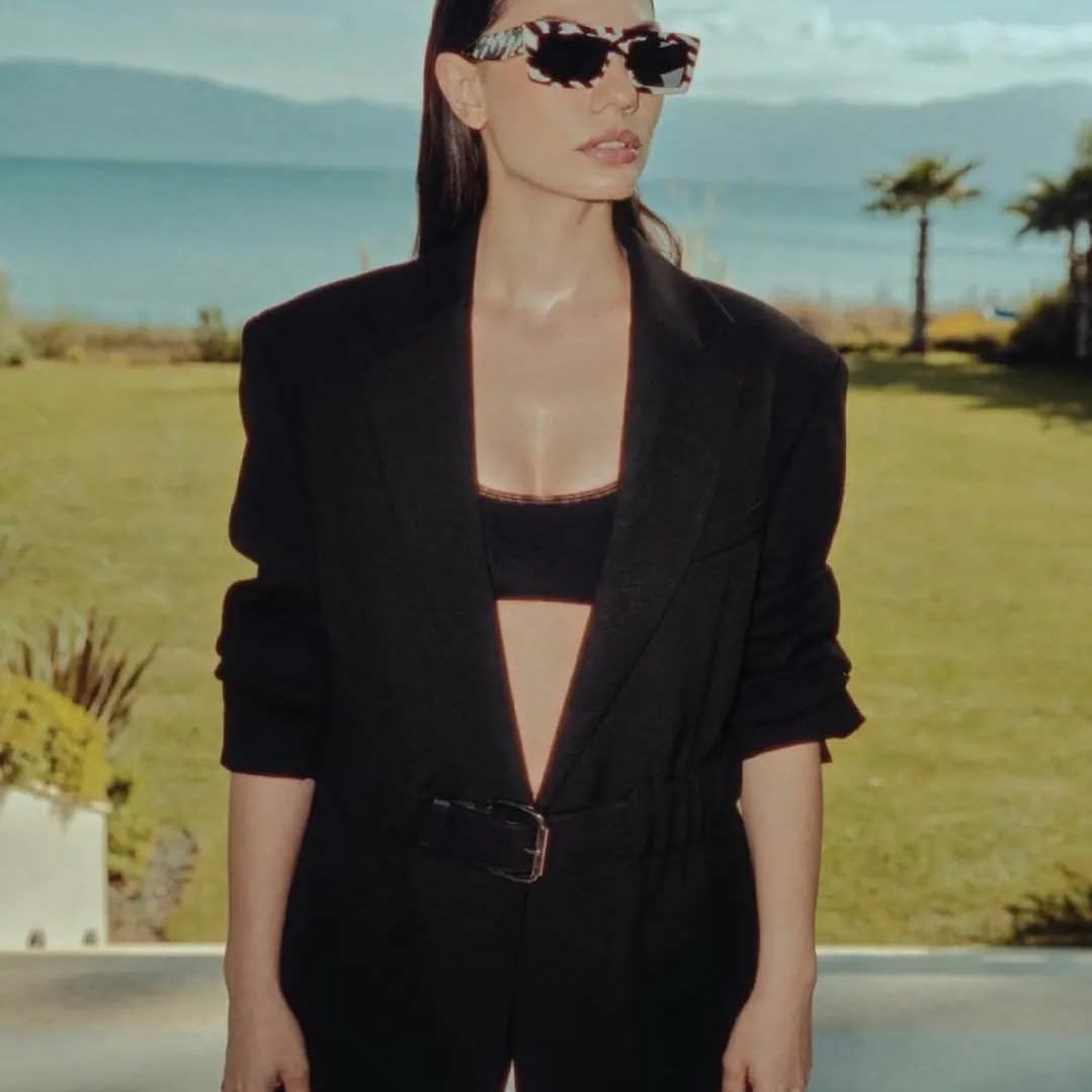 Demet Özdemir - Ilari Bikini Scoop Neck Black Top | Moeva | Bikini Top | Each week unveils new pieces—luxury swimwear, fluid resort silhouettes, and elevated summer-to-evening essentials designed to carry you from coastal escapes to city nights.