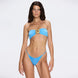 Astrid Bandeau Gold Detail Mid Coverage Satin Blue Bikini Set | Moeva | Bikini Set | Each week unveils new pieces—luxury swimwear, fluid resort silhouettes, and elevated summer-to-evening essentials designed to carry you from coastal escapes to city nights.