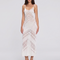 Beaulieu V Neck White Metallic Knit Maxi Dress | Moeva | Dress | Each week unveils new pieces—luxury swimwear, fluid resort silhouettes, and elevated summer-to-evening essentials designed to carry you from coastal escapes to city nights.