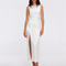 Apollo White Satin Sleeveless Long Dress with Side Slit | Moeva | Dress | Each week unveils new pieces—luxury swimwear, fluid resort silhouettes, and elevated summer-to-evening essentials designed to carry you from coastal escapes to city nights.