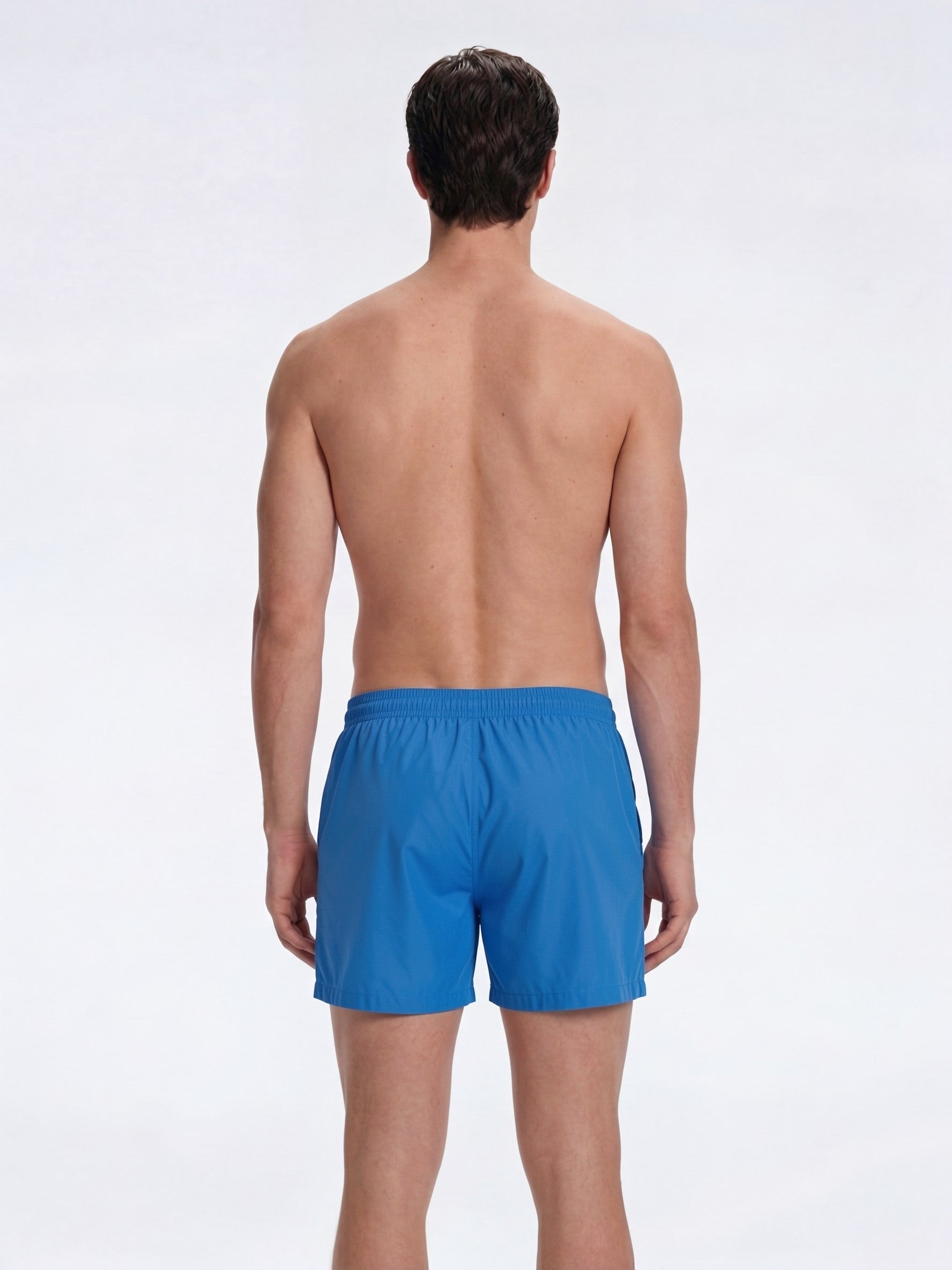 Louis Sax Blue Quick-Dry Swim Shorts | Moeva | Shorts | Each week unveils new pieces—luxury swimwear, fluid resort silhouettes, and elevated summer-to-evening essentials designed to carry you from coastal escapes to city nights.
