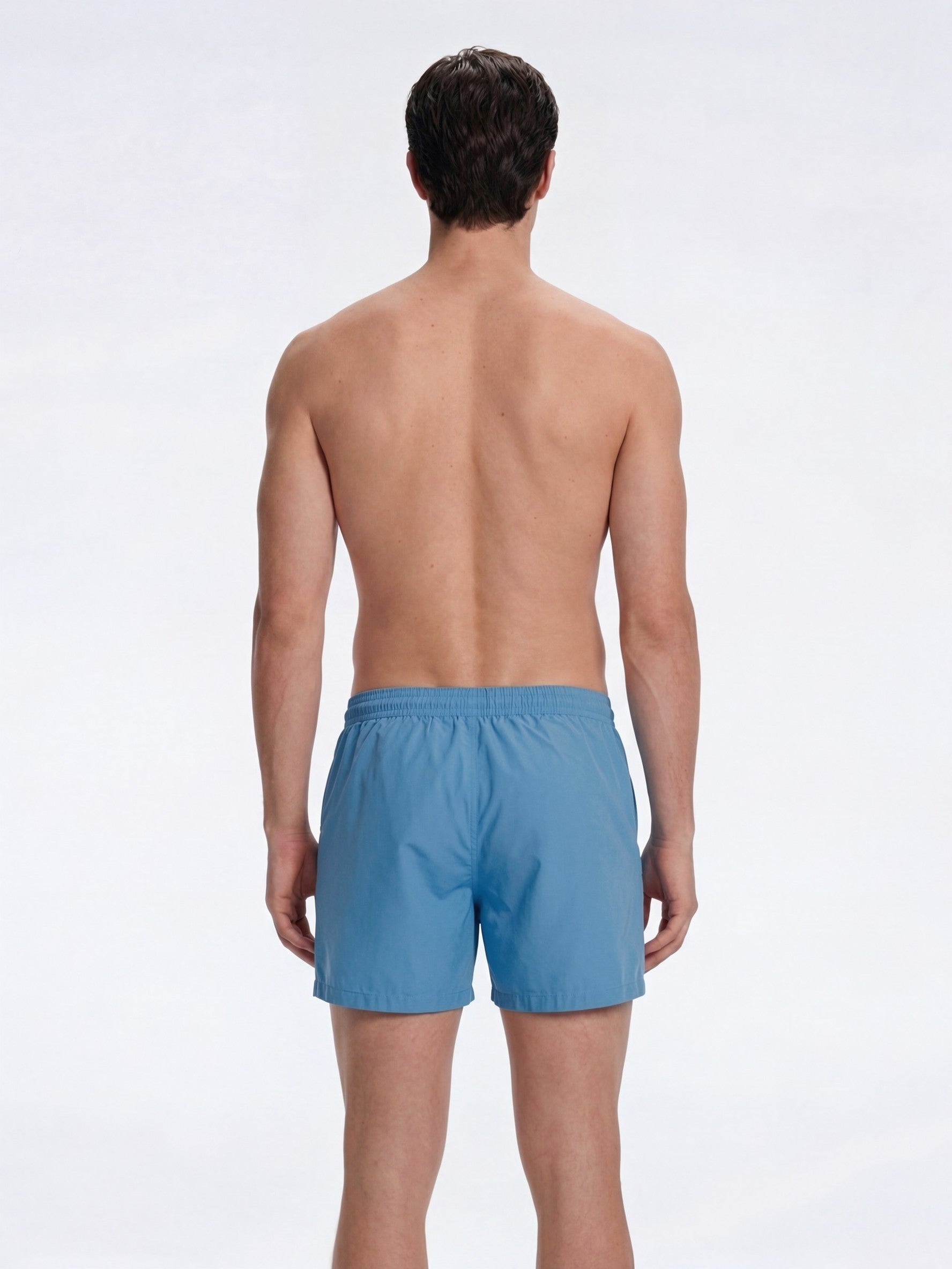 Louis Teal Quick-Dry Swim Shorts | Moeva | Shorts | Each week unveils new pieces—luxury swimwear, fluid resort silhouettes, and elevated summer-to-evening essentials designed to carry you from coastal escapes to city nights.