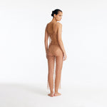 Aliana Bronze Macrame Net Maxi Dress with Glass Bead Details | Moeva | Dress | Each week unveils new pieces—luxury swimwear, fluid resort silhouettes, and elevated summer-to-evening essentials designed to carry you from coastal escapes to city nights.