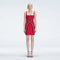 Anais Red Degraded Square Neck Mini Dress | Moeva | Dress | Each week unveils new pieces—luxury swimwear, fluid resort silhouettes, and elevated summer-to-evening essentials designed to carry you from coastal escapes to city nights.