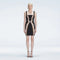 Anais Black Degraded Square Neck Mini Dress | Moeva | Dress | Each week unveils new pieces—luxury swimwear, fluid resort silhouettes, and elevated summer-to-evening essentials designed to carry you from coastal escapes to city nights.