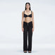 Angelique Black High Waist Beach Pant | Moeva | Women Beachwear Pants | Each week unveils new pieces—luxury swimwear, fluid resort silhouettes, and elevated summer-to-evening essentials designed to carry you from coastal escapes to city nights.