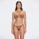 Astrid Bandeau Gold Detail Mid Coverage Satin Brown Bikini Set | Moeva | Bikini Bottom | Each week unveils new pieces—luxury swimwear, fluid resort silhouettes, and elevated summer-to-evening essentials designed to carry you from coastal escapes to city nights.