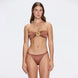 Astrid Brown Bandeau Gold Detail Satin Bikini Top | Moeva | Bikini Top | Each week unveils new pieces—luxury swimwear, fluid resort silhouettes, and elevated summer-to-evening essentials designed to carry you from coastal escapes to city nights.