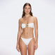 Astrid Bandeau Gold Detail Mid Coverage Satin White Bikini Set | Moeva | Bikini Bottom | Each week unveils new pieces—luxury swimwear, fluid resort silhouettes, and elevated summer-to-evening essentials designed to carry you from coastal escapes to city nights.