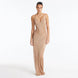 Azalea Bronze Knitted Maxi Dress with Side Mesh Panels | Moeva | Dress | Each week unveils new pieces—luxury swimwear, fluid resort silhouettes, and elevated summer-to-evening essentials designed to carry you from coastal escapes to city nights.