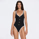 Azurea Underwired Gold Button Detail Black Swimsuit | Moeva | Swimsuit | Each week unveils new pieces—luxury swimwear, fluid resort silhouettes, and elevated summer-to-evening essentials designed to carry you from coastal escapes to city nights.
