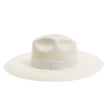 Brett White Hat With White Trim