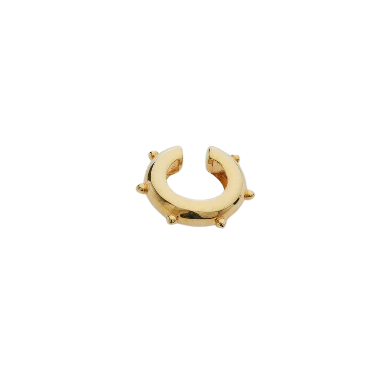 Sasha Gold Ear Cuff With Minimal Hoop Design | Moeva | Earring | Each week unveils new pieces—luxury swimwear, fluid resort silhouettes, and elevated summer-to-evening essentials designed to carry you from coastal escapes to city nights.