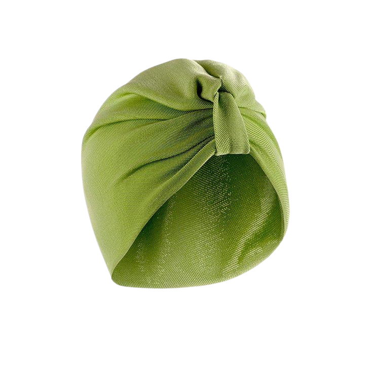 Noor Green Turban | Moeva | Turban | Each week unveils new pieces—luxury swimwear, fluid resort silhouettes, and elevated summer-to-evening essentials designed to carry you from coastal escapes to city nights.