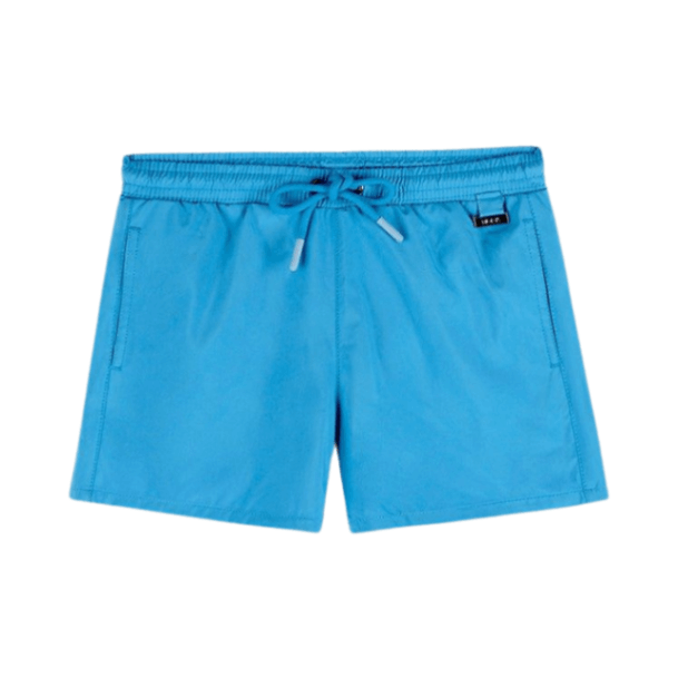 Charlie Kids Teal Quick-Dry Swim Shorts | Moeva | Shorts | Each week unveils new pieces—luxury swimwear, fluid resort silhouettes, and elevated summer-to-evening essentials designed to carry you from coastal escapes to city nights.
