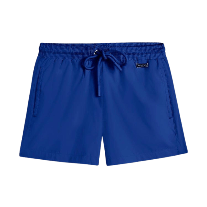 Charlie Dark Blue Kids Quick-Dry Swim Shorts | Moeva | Shorts | Each week unveils new pieces—luxury swimwear, fluid resort silhouettes, and elevated summer-to-evening essentials designed to carry you from coastal escapes to city nights.