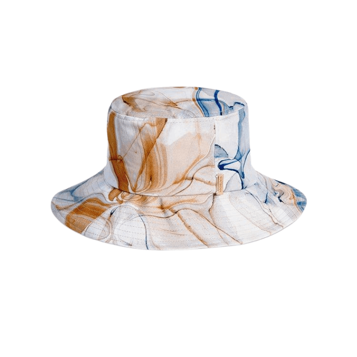 Orlando Blue Abstract Kids Bucket Hat | Moeva | Hat | Each week unveils new pieces—luxury swimwear, fluid resort silhouettes, and elevated summer-to-evening essentials designed to carry you from coastal escapes to city nights.