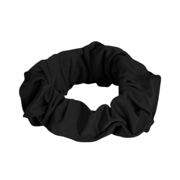 Peggy Black Scrunchie | Moeva | Scrunchie | Each week unveils new pieces—luxury swimwear, fluid resort silhouettes, and elevated summer-to-evening essentials designed to carry you from coastal escapes to city nights.
