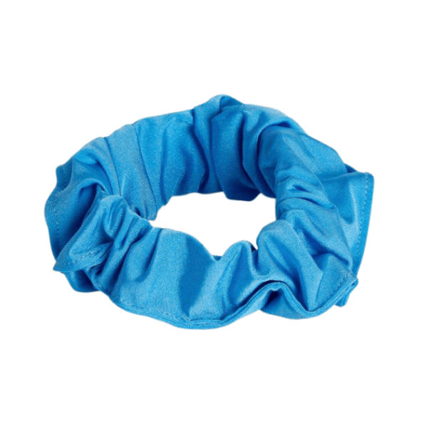 Peggy Blue Scrunchie | Moeva | Scrunchie | Each week unveils new pieces—luxury swimwear, fluid resort silhouettes, and elevated summer-to-evening essentials designed to carry you from coastal escapes to city nights.