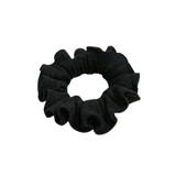 Peggy Shiny Black Scrunchie