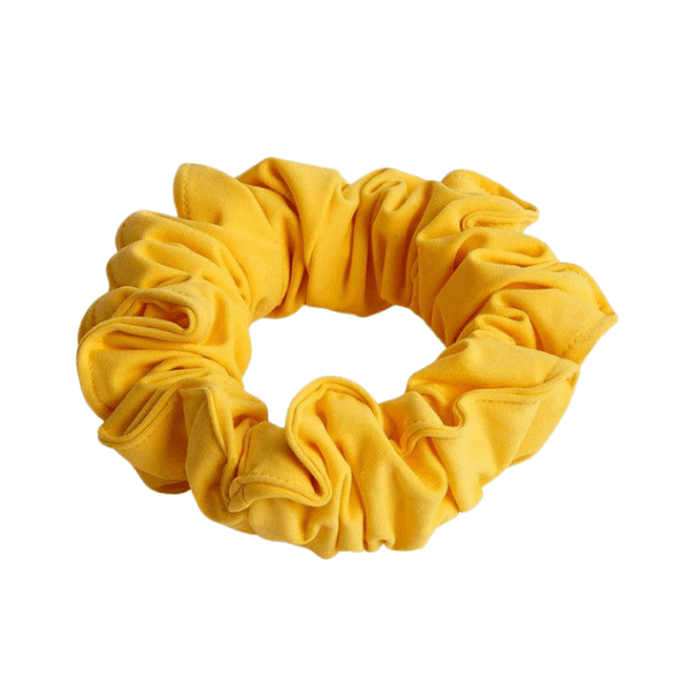 Peggy Yellow Scrunchie | Moeva | Scrunchie | Each week unveils new pieces—luxury swimwear, fluid resort silhouettes, and elevated summer-to-evening essentials designed to carry you from coastal escapes to city nights.