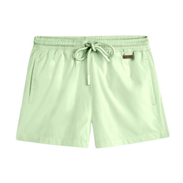 Charlie Mint Green Kids Quick-Dry Swim Shorts | Moeva | Shorts | Each week unveils new pieces—luxury swimwear, fluid resort silhouettes, and elevated summer-to-evening essentials designed to carry you from coastal escapes to city nights.