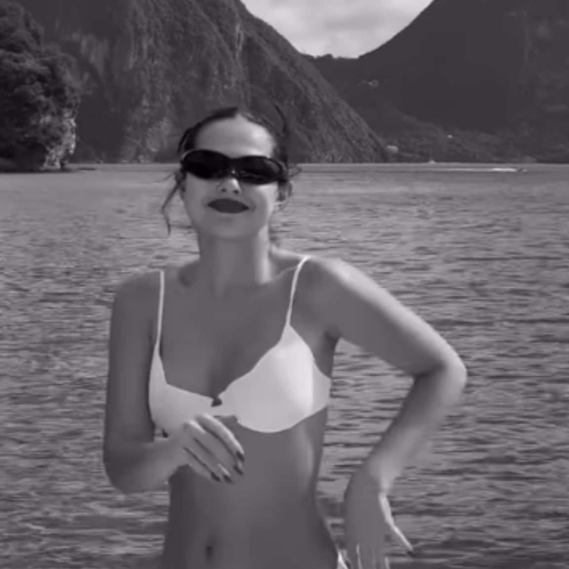 Doina - Salila White Underwired Side Tie Wave Textured Bikini Set | Moeva | Bikini Set | Each week unveils new pieces—luxury swimwear, fluid resort silhouettes, and elevated summer-to-evening essentials designed to carry you from coastal escapes to city nights.