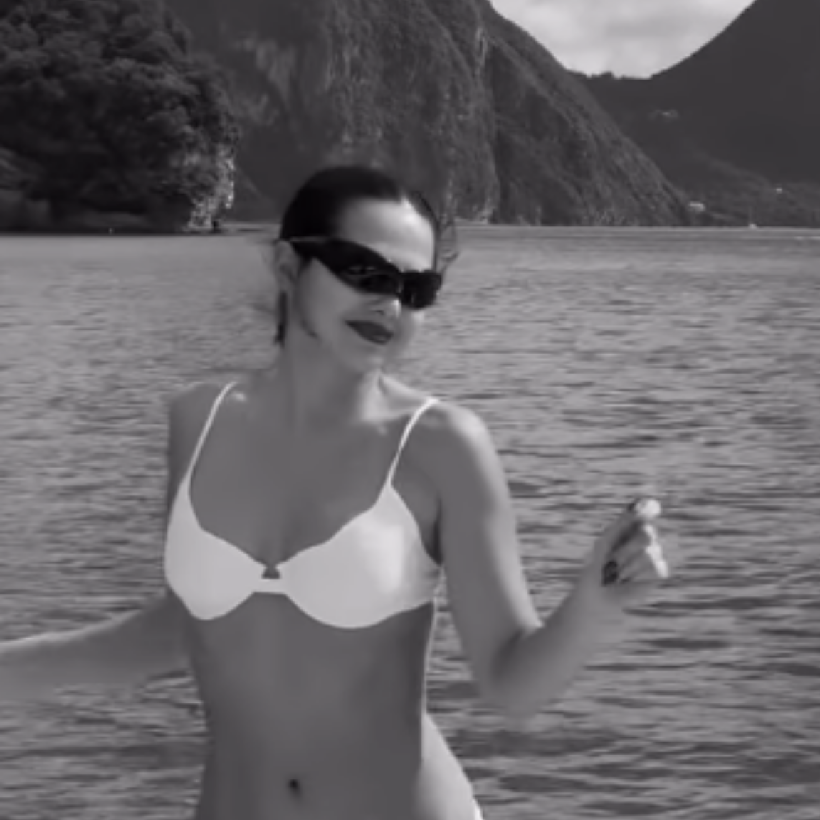 Doina - Salila White Underwired Side Tie Wave Textured Bikini Set | Moeva | Bikini Set | Each week unveils new pieces—luxury swimwear, fluid resort silhouettes, and elevated summer-to-evening essentials designed to carry you from coastal escapes to city nights.