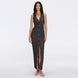 Biot Black Metallic Knit V-Neck Gold Button-Down Dress | Moeva | Dress | Each week unveils new pieces—luxury swimwear, fluid resort silhouettes, and elevated summer-to-evening essentials designed to carry you from coastal escapes to city nights.