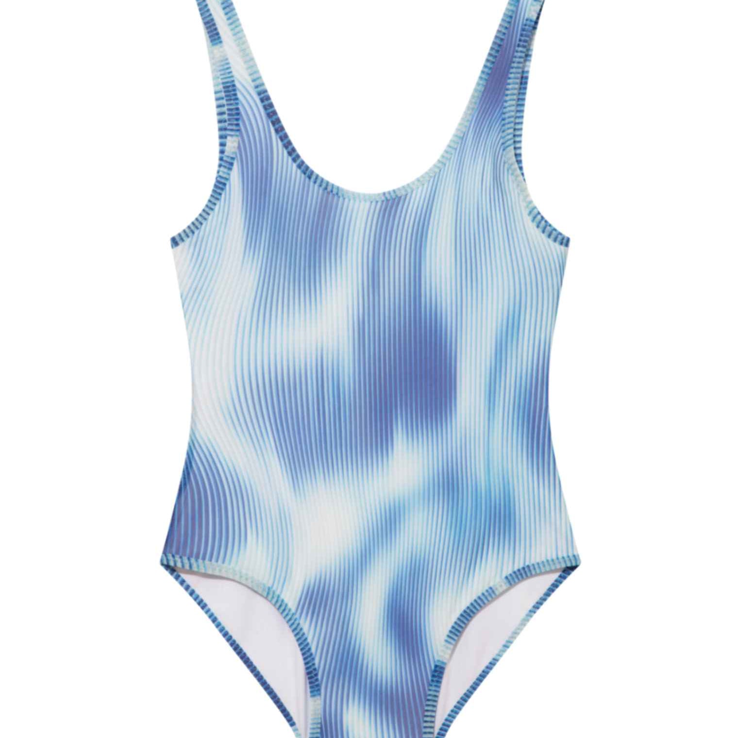 Birdie Blue Optical Kids One Piece | Moeva | Swimsuit | Each week unveils new pieces—luxury swimwear, fluid resort silhouettes, and elevated summer-to-evening essentials designed to carry you from coastal escapes to city nights.